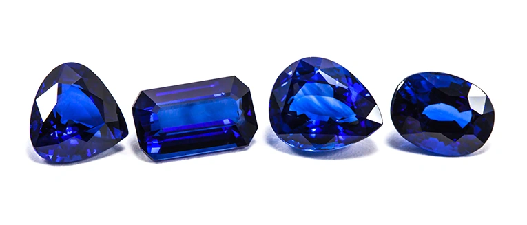 natural blue sapphires
